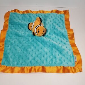 Disney Pixar ITTY BITTYS Plush‎ Finding Nemo Lovey Blanket Satin Minky Hallmark